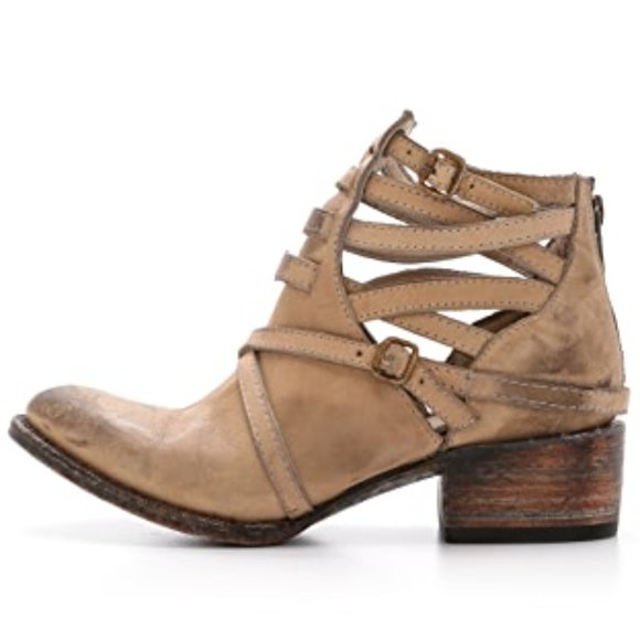 Freebird by Steven Shoes - FREEBIRD BY STEVEN STAIR TAUPE BOOTIES